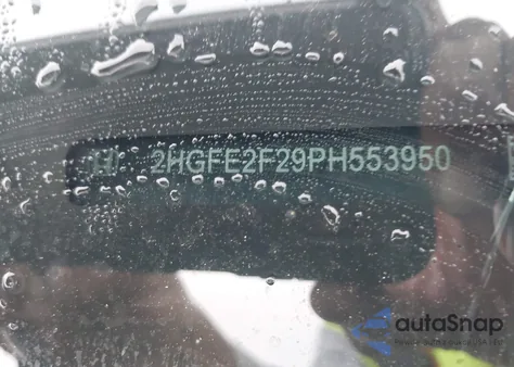 2023 Honda Civic Lx z USA, uszkodzony, nr VIN 2HGFE2F29PH553950